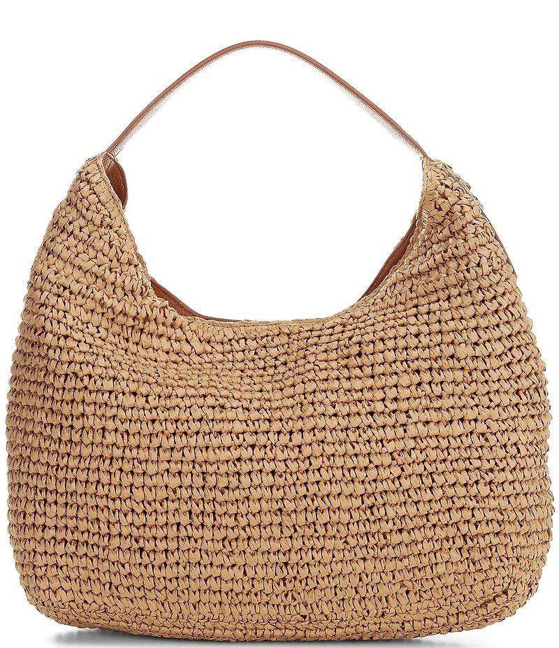 Anna & Ava Lillian Med Straw Hobo Bag