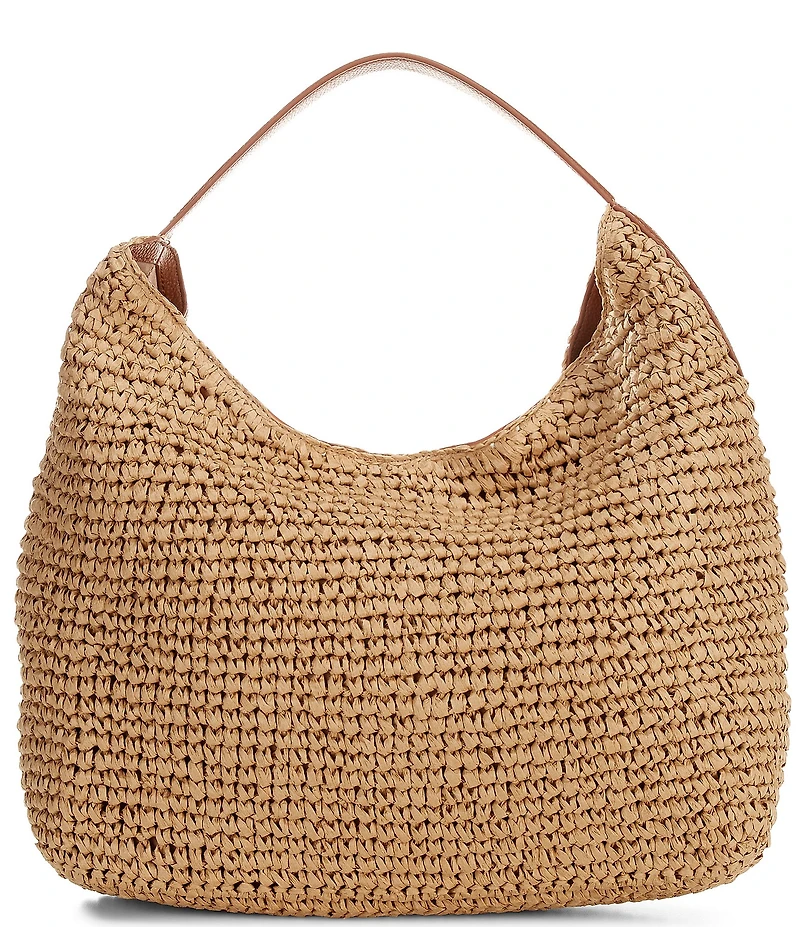 Anna & Ava Lillian Med Straw Hobo Bag