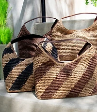 Anna & Ava Lillian Stripe Hobo Bag