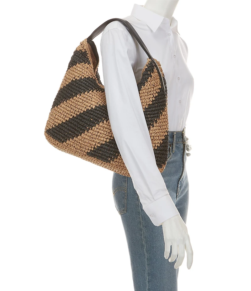 Anna & Ava Lillian Stripe Hobo Bag