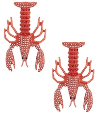 Anna & Ava Lobster Resort Rhinestone Drop Earrings