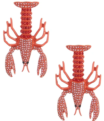 Anna & Ava Lobster Resort Rhinestone Drop Earrings