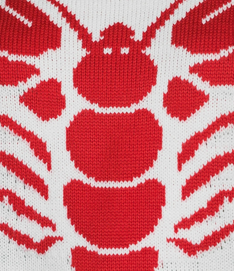Anna & Ava Lobster Print Whipstitch Knit Vest