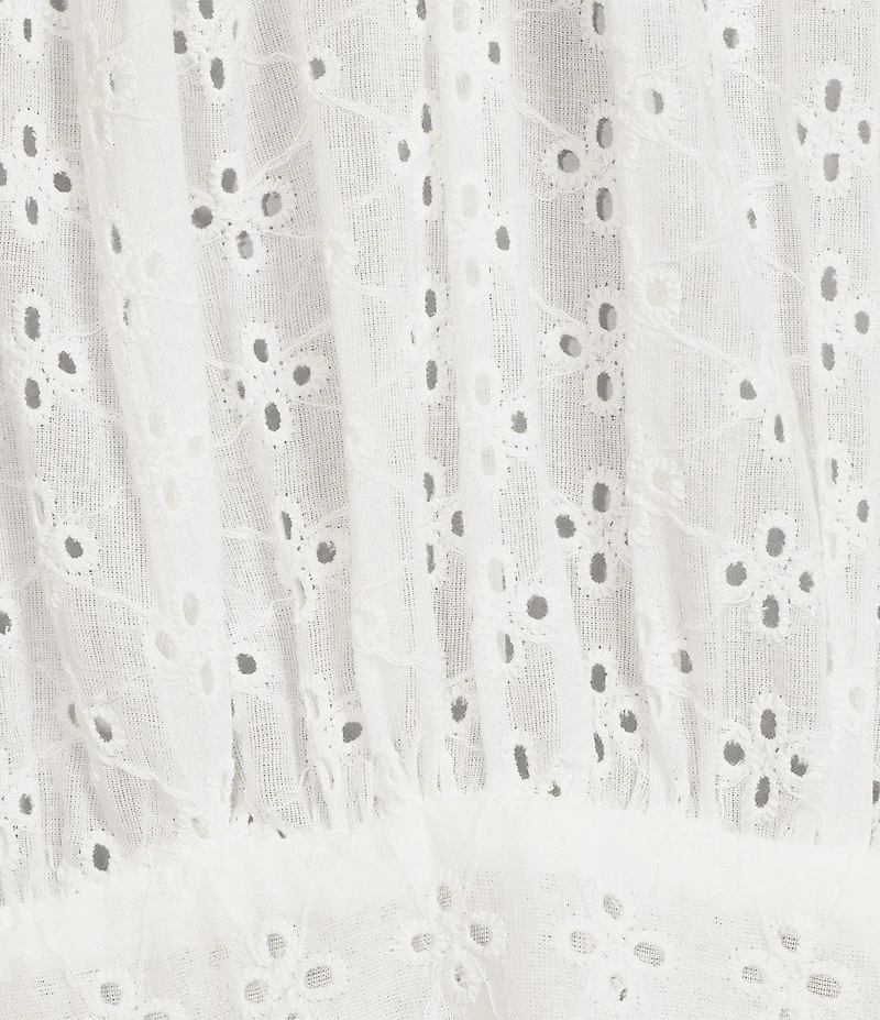 Anna & Ava Long Eyelet Bow Tunic