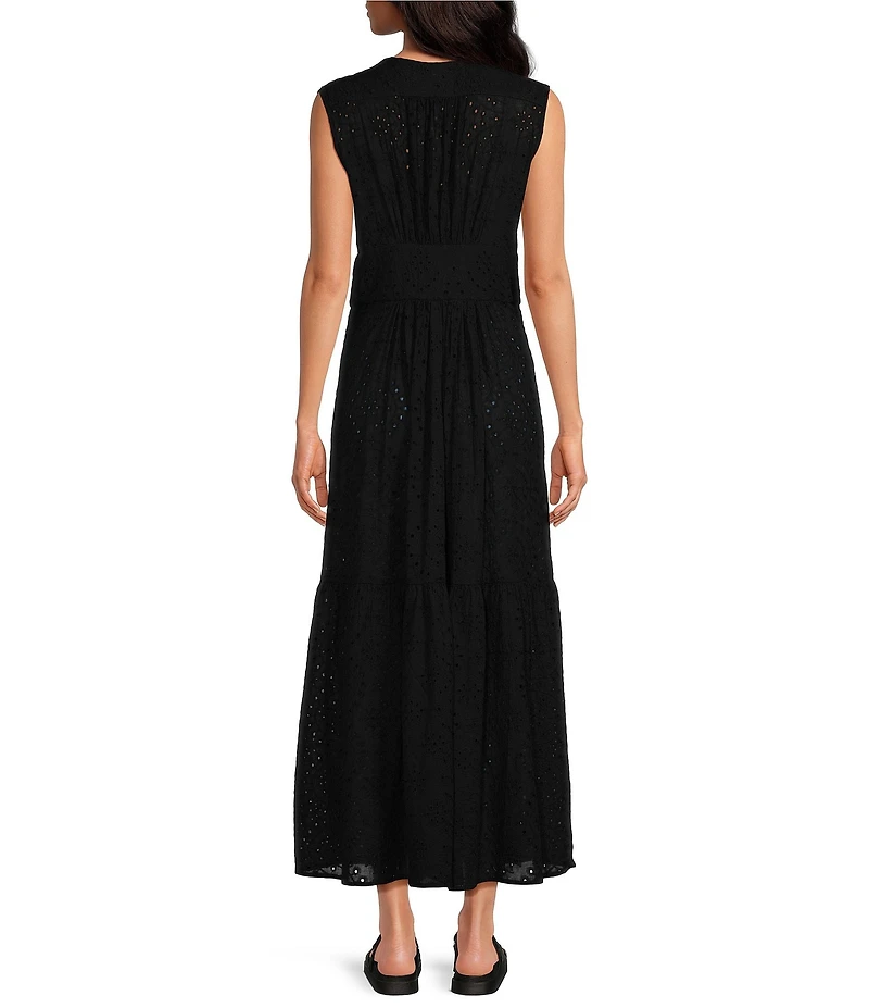 Anna & Ava Long Eyelet Bow Tunic