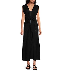 Anna & Ava Long Eyelet Bow Tunic