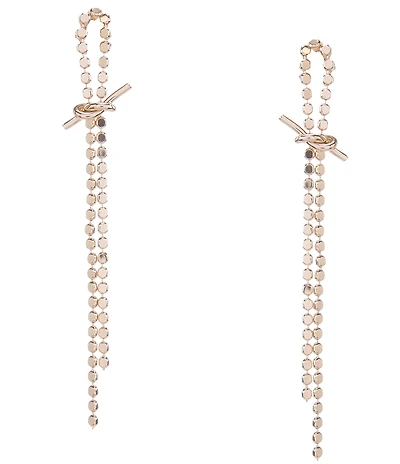 Anna & Ava Long Knot Drop Earrings