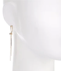 Anna & Ava Long Knot Drop Earrings