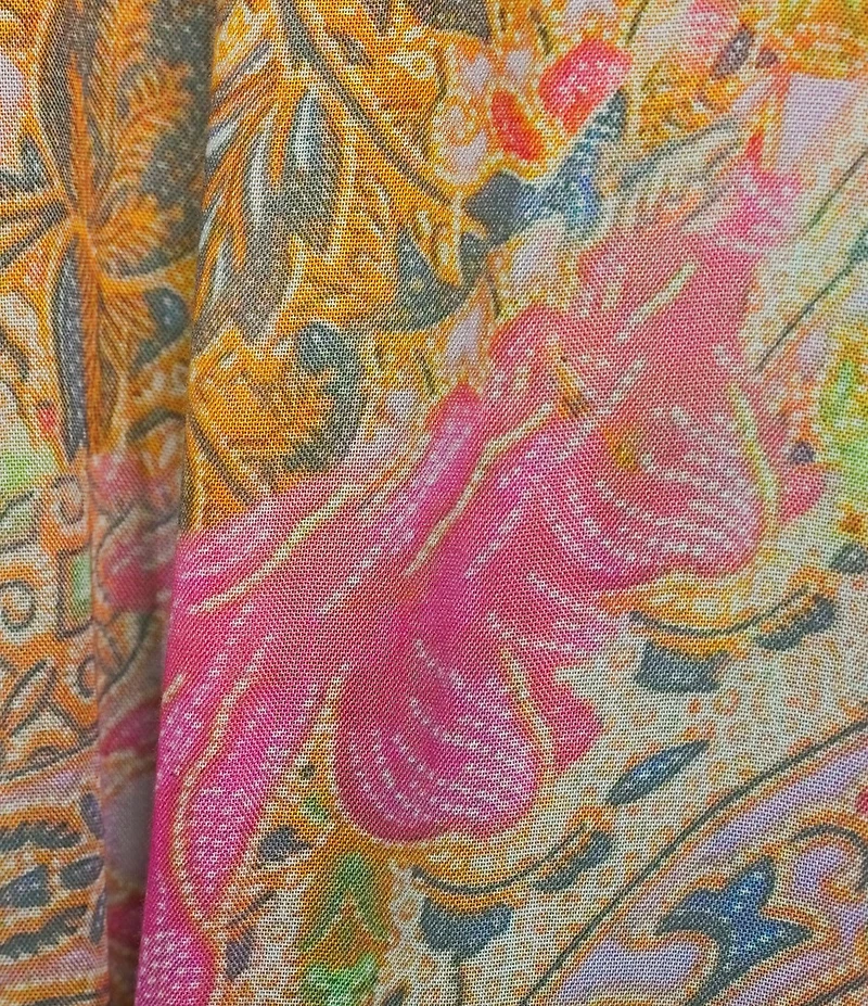 Anna & Ava Long Ruffled Floral Kimono