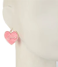 Anna & Ava Love Heart Drop Earrings