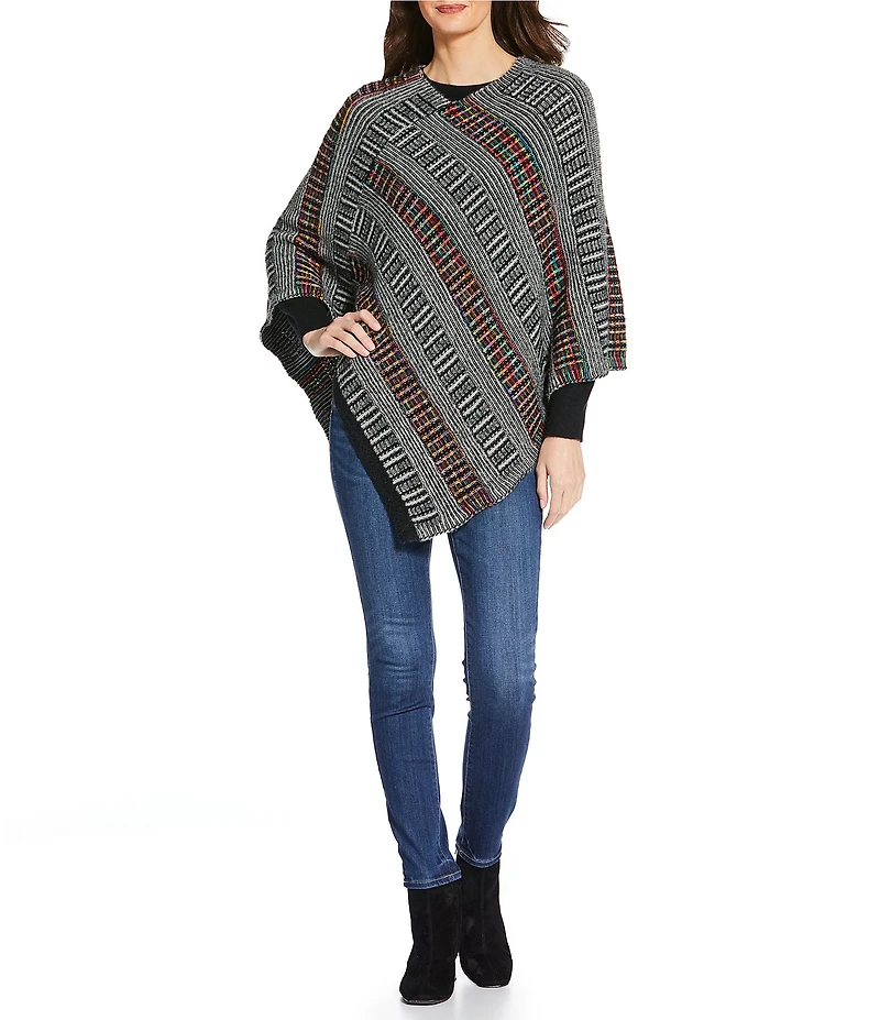 Anna & Ava Multi Angle Cut Poncho