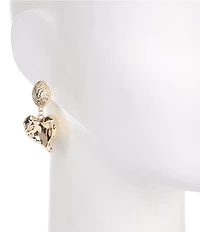 Anna & Ava Organic Heart Drop Earrings