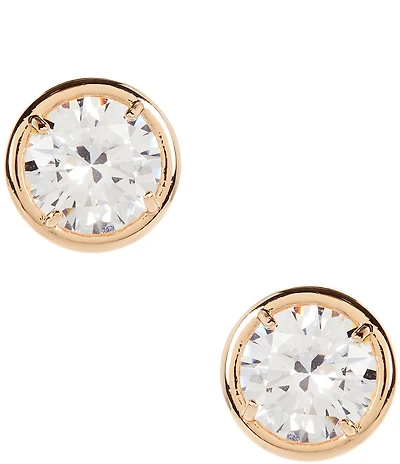 Anna & Ava Oversized Cubic Zirconia Stud Earrings