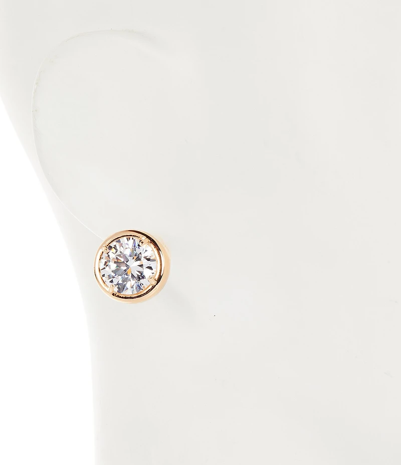 Anna & Ava Oversized Cubic Zirconia Stud Earrings