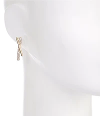Anna & Ava Pave Stick Drop Earrings