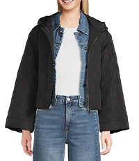 Anna & Ava Quilted Removable Denim Dickey Jacket