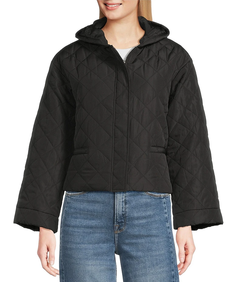 Anna & Ava Quilted Removable Denim Dickey Jacket