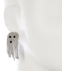 Anna & Ava Rhinestone Ghost Chandelier Earrings
