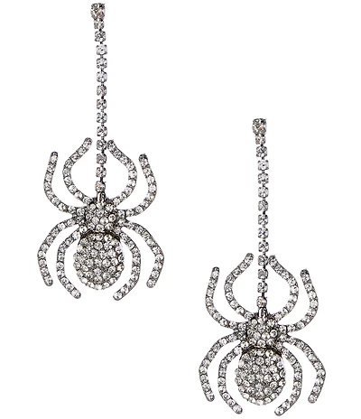 Anna & Ava Rhinestone Spider Drop Earrings