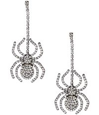 Anna & Ava Rhinestone Spider Drop Earrings