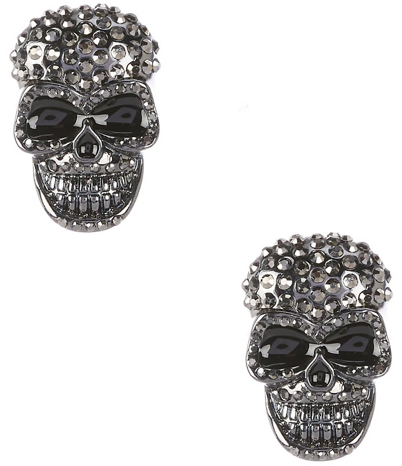 Anna & Ava Skull Stud Earrings