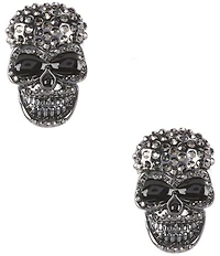 Anna & Ava Skull Stud Earrings