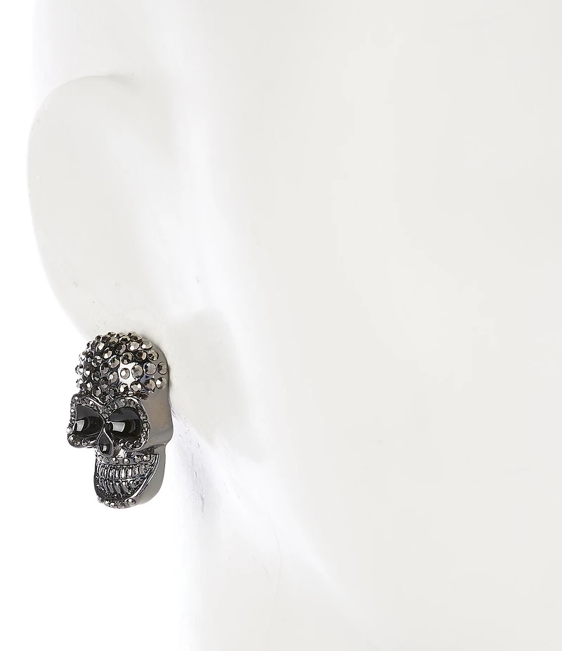 Anna & Ava Skull Stud Earrings