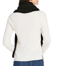 Anna & Ava Solid Ruffle Oblong Scarf