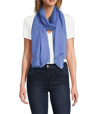 Anna & Ava Solid Scarf Wrap with Fringe
