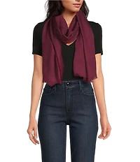 Anna & Ava Solid Scarf Wrap with Fringe