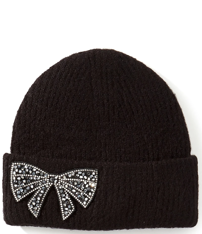 Anna & Ava Stone Bow Cuff Beanie