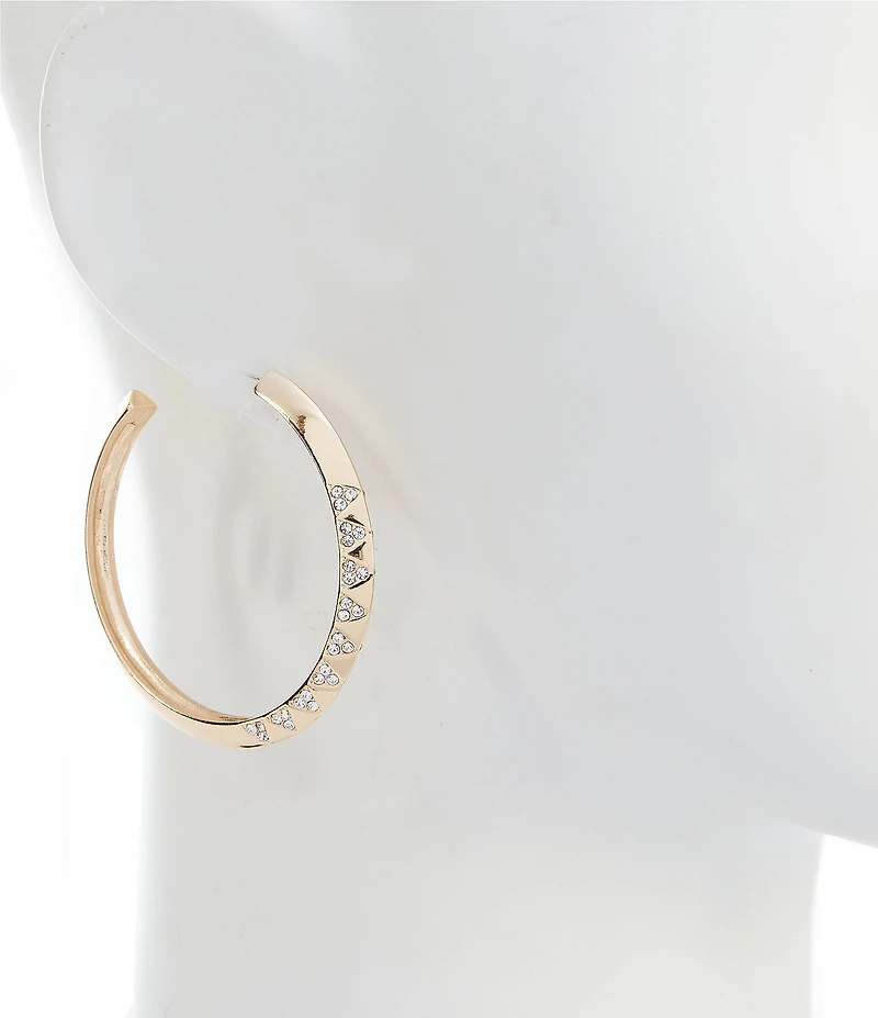 Anna & Ava Stone Hoop Earrings