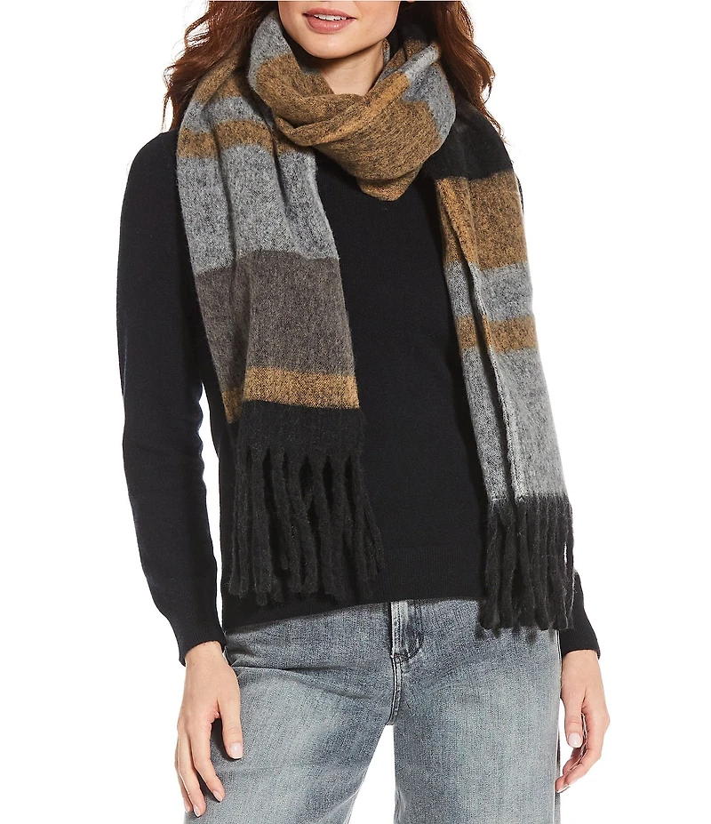 Anna & Ava Stripe Cozy Oblong Scarf