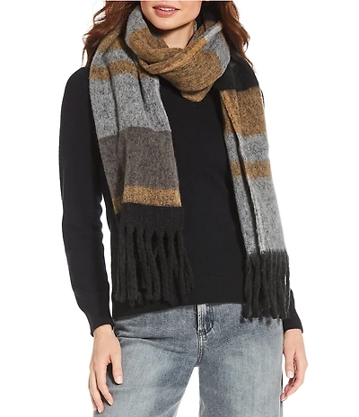 Anna & Ava Stripe Cozy Oblong Scarf
