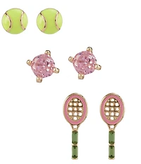 Anna & Ava Tennis Stud Earrings Set