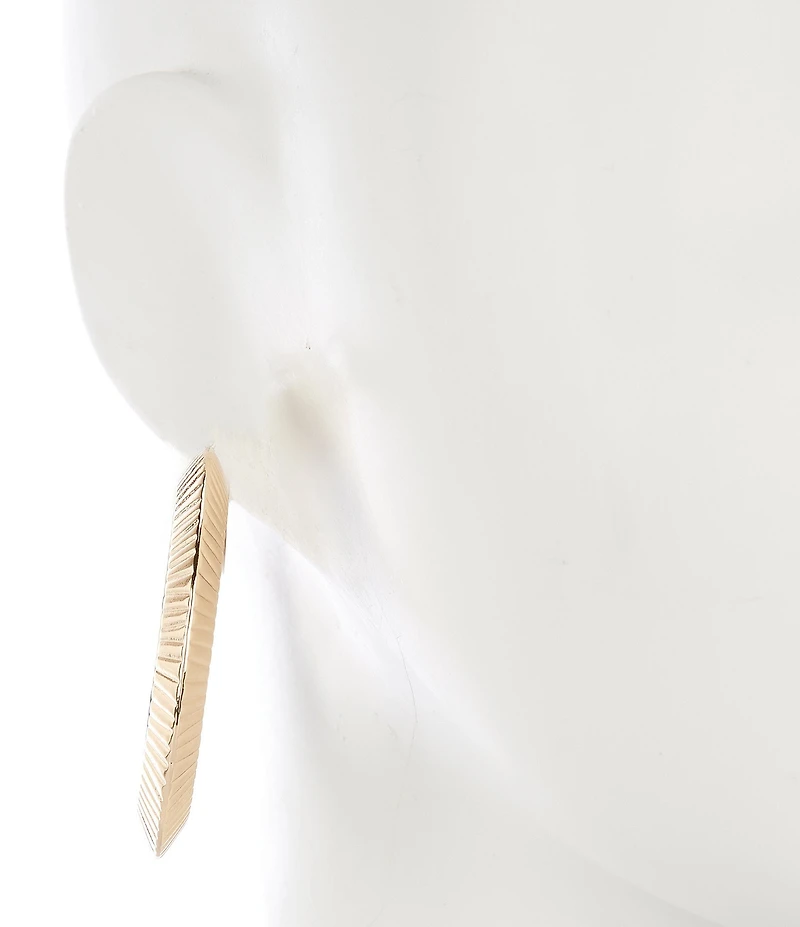Anna & Ava Textured Hoop Earrings