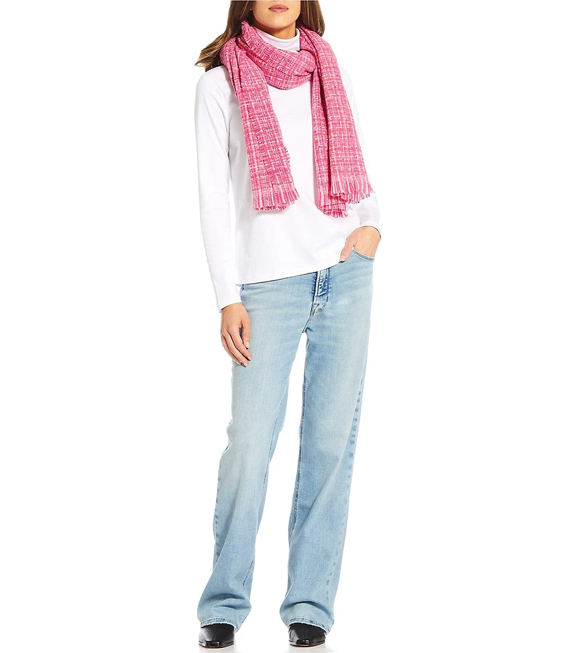 Anna & Ava Textured Jacquard Scarf Wrap