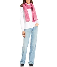 Anna & Ava Textured Jacquard Scarf Wrap