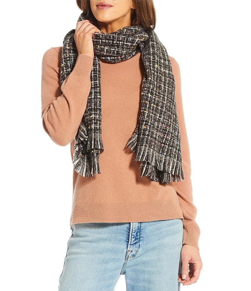 Anna & Ava Textured Jacquard Scarf Wrap