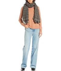 Anna & Ava Textured Jacquard Scarf Wrap