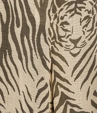 Anna & Ava Tiger Print Cropped Kimono