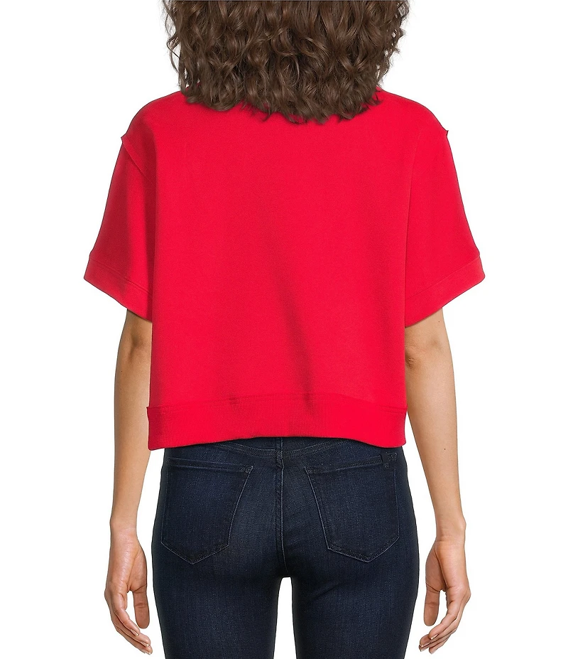 Anna & Ava Touch Down Football Patch Top