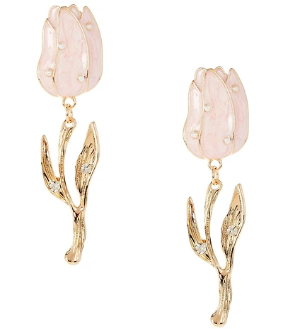 Anna & Ava Tulip Flower Drop Earrings