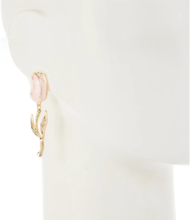 Anna & Ava Tulip Flower Drop Earrings