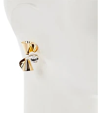 Anna & Ava Twist Drop Earrings with Stone