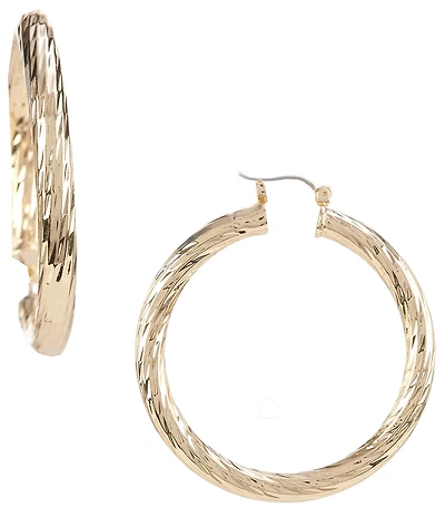 Anna & Ava Twisted Hoop Earrings