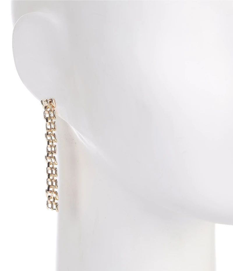 Anna & Ava Watch Chain Linear Earrings