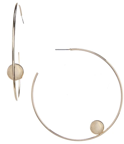 Anna & Ava Waterproof Ball Hoop Earrings