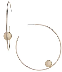 Anna & Ava Waterproof Ball Hoop Earrings