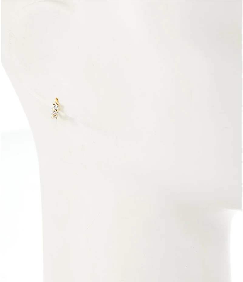 Anna & Ava Waterproof Cubic Zirconia Hoop Earring Set